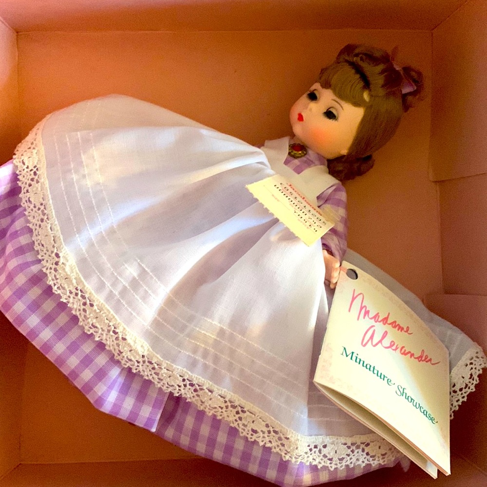 Vintage Madame Alexander Miniature Showcase “Meg” Little Women doll 1985 🎀 NWT